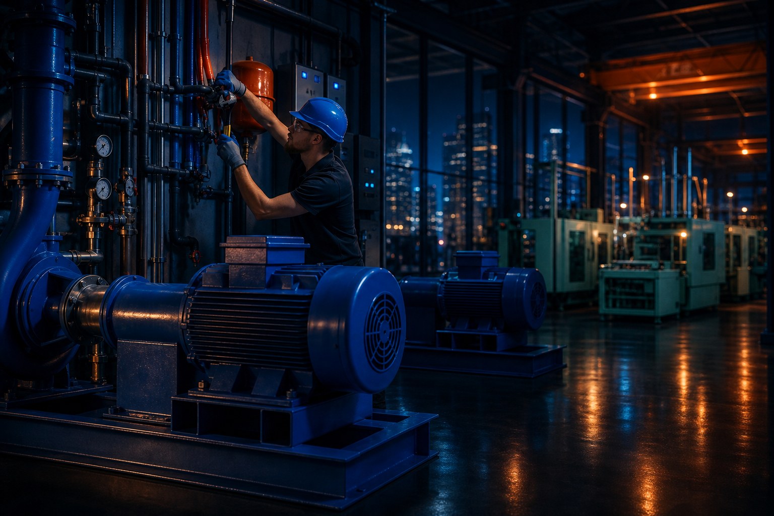 Pump systems, electrical equipment, industrial maintenance, and manufacturing services